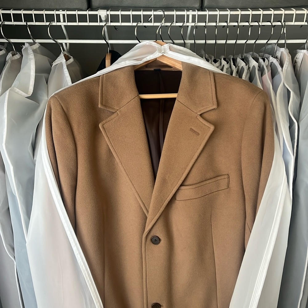 J. Crew Cashmere and Wool Trench Coat (Khaki)